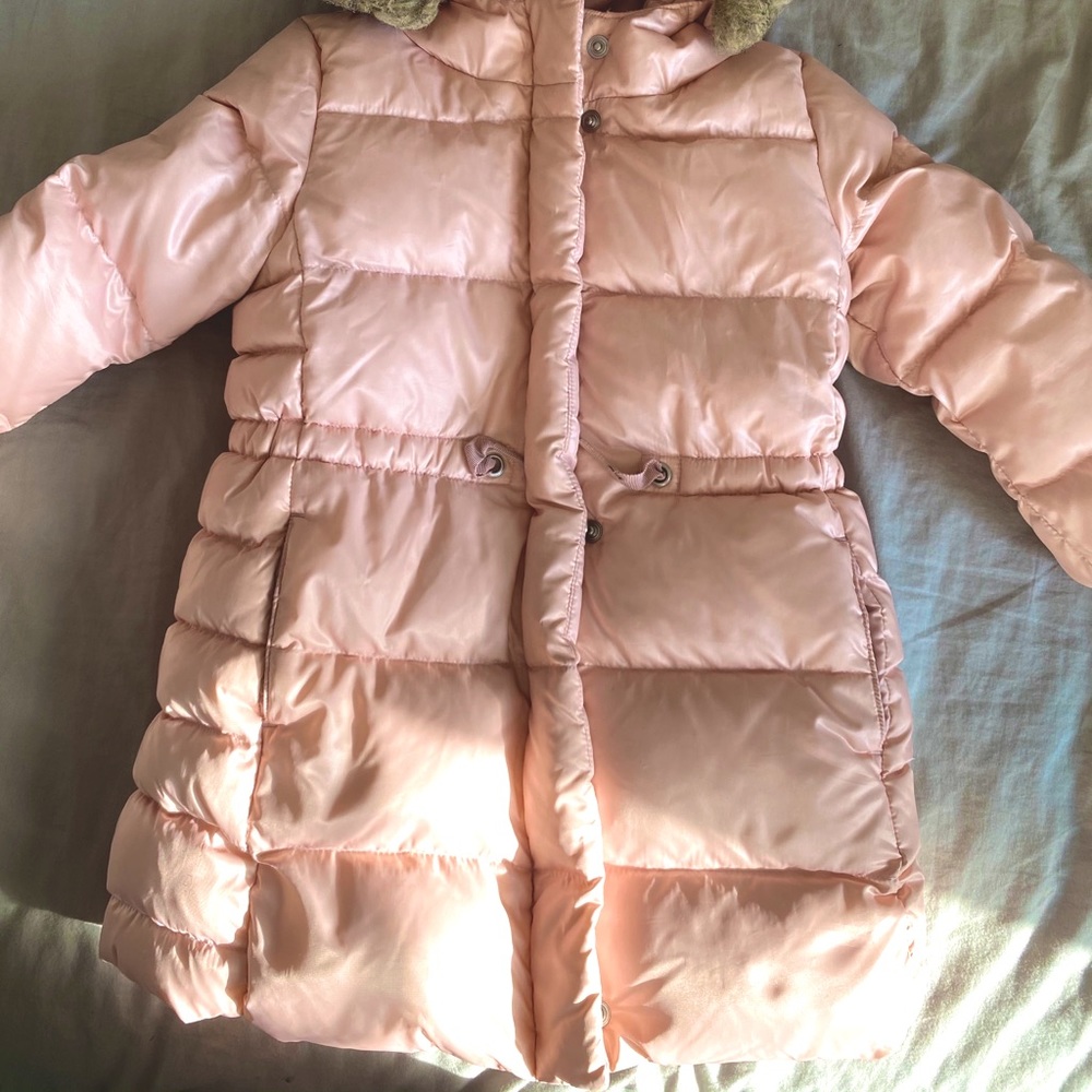 Gap Mauve/Blush Pink Puffer jacket